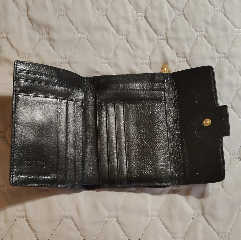 Francesco Biasia Black and Brown Wallet